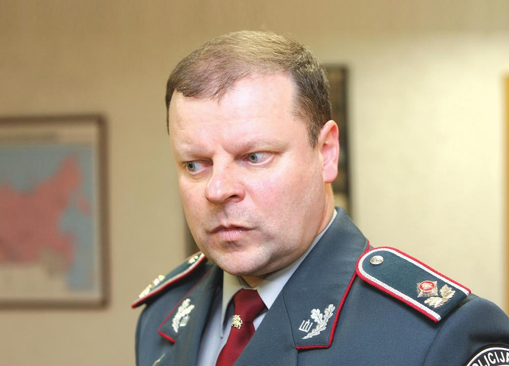 2013-01-29, Vilnius. Policijos generalinis komisaras Saulius Skvernelis. --