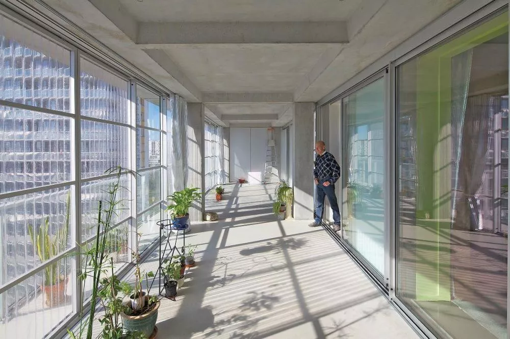 Naujai įrengtų bioklimatinių balkonų dėka butų plotas išaugo beveik dvigubai
